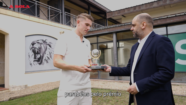 Gyokeres já recebeu A BOLA de Prata