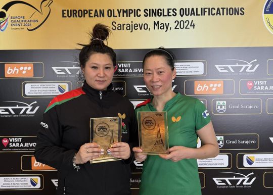 Jieni Shao e Fu Yu qualificadas para os Jogos Olímpicos