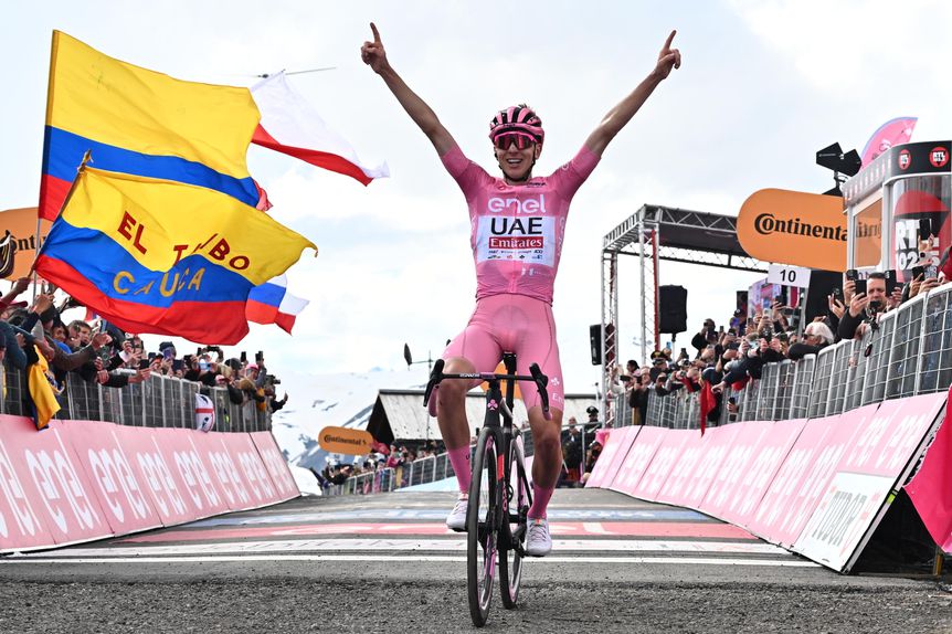 Pogacar venceu a edição de 2024 do Giro (LUCA ZENNARO-EPA)