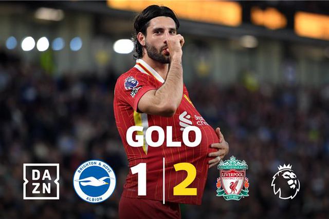 Reação de Slot diz tudo! Szoboszlai podia não querer marcar, mas é um golaço! 