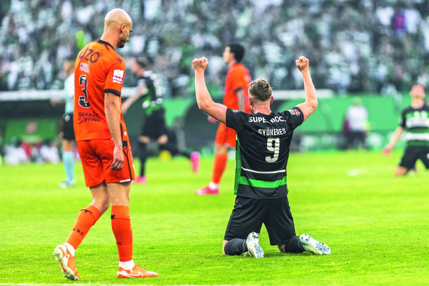 Vitória perdeu em Alvalade — em dia de festa para o Sporting —  e não se apurou para as competições europeias
