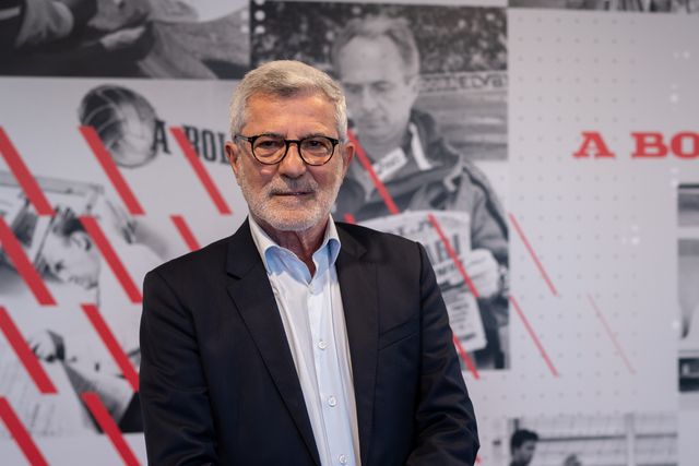 Henrique Calisto visitou a redação de A BOLA