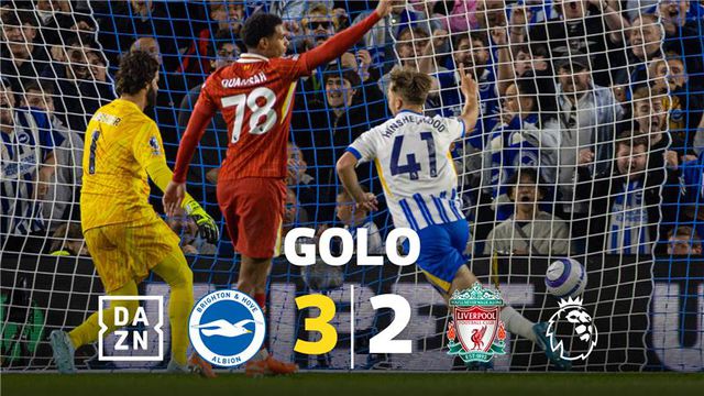 Foi preciso o VAR, mas Hinshelwood festejou mesmo a reviravolta com o Liverpool