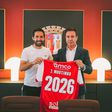 António Salvador e João Moutinho chegaram a acordo para a prorrogação do vínculo do jogador (Foto: SC Braga)