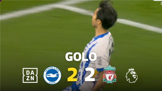 Quatro minutos em campo bastaram para Mitoma faturar (vídeo)