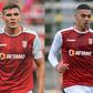 Palhinha e Samu Costa no SC Braga em 2019/20 (Fotos: SC BRaga)