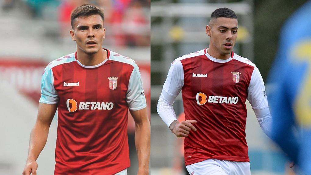 Palhinha e Samu Costa no SC Braga em 2019/20 (Fotos: SC BRaga)