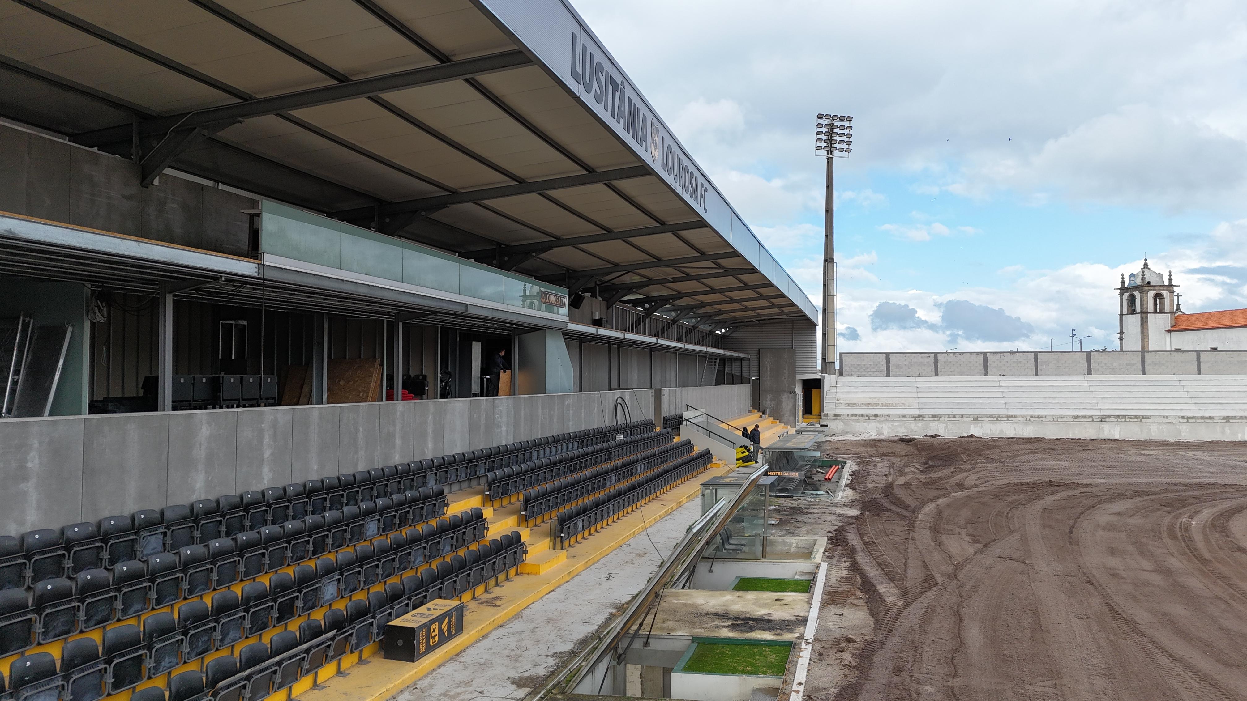 Os assentos ainda vão sofrer alterações - Foto: Lusitânia de Lourosa