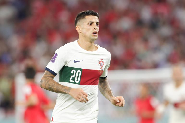 João Cancelo, na altura lateral do Manchester City