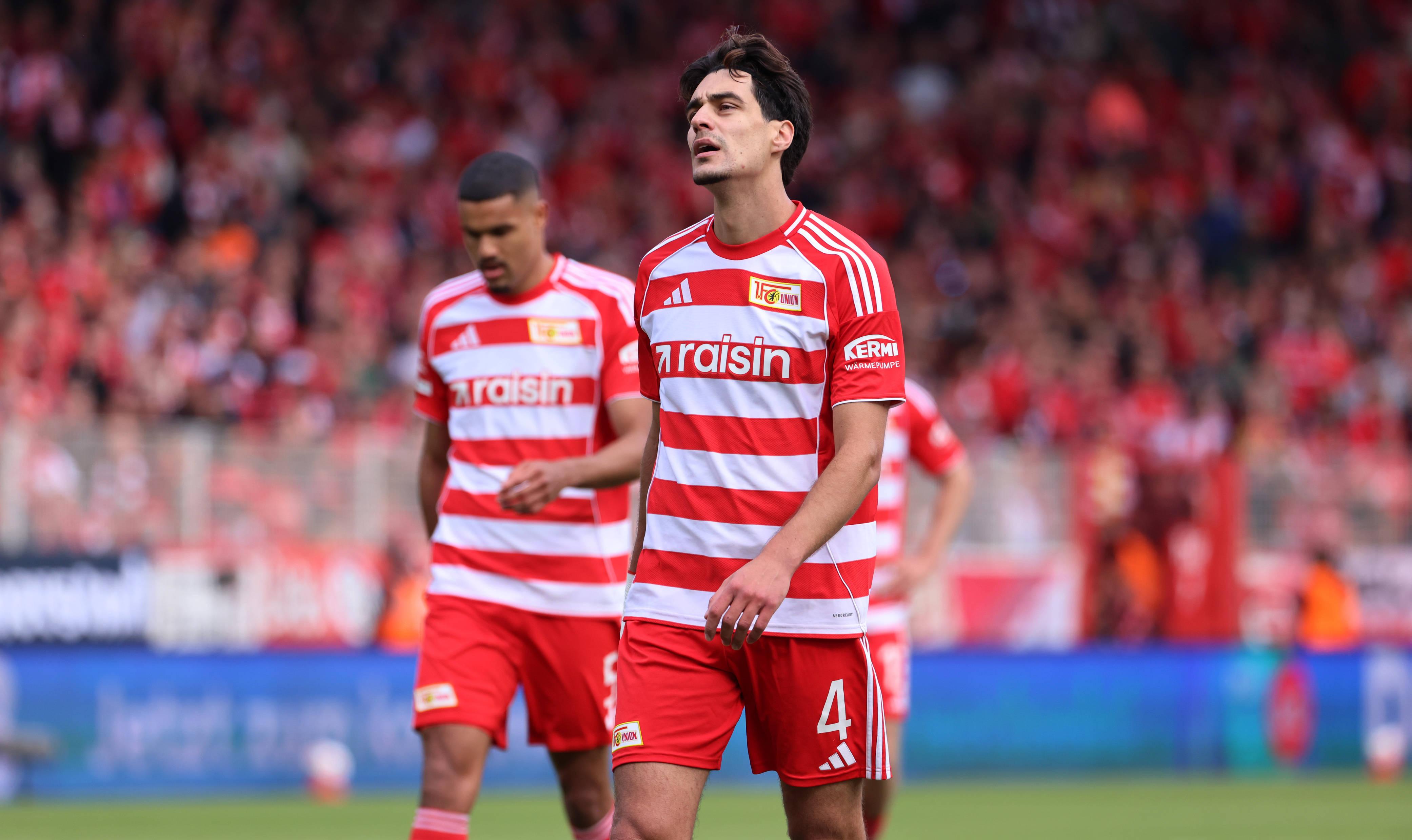 Diogo Leite a realizar o último jogo pelo Union Berlim