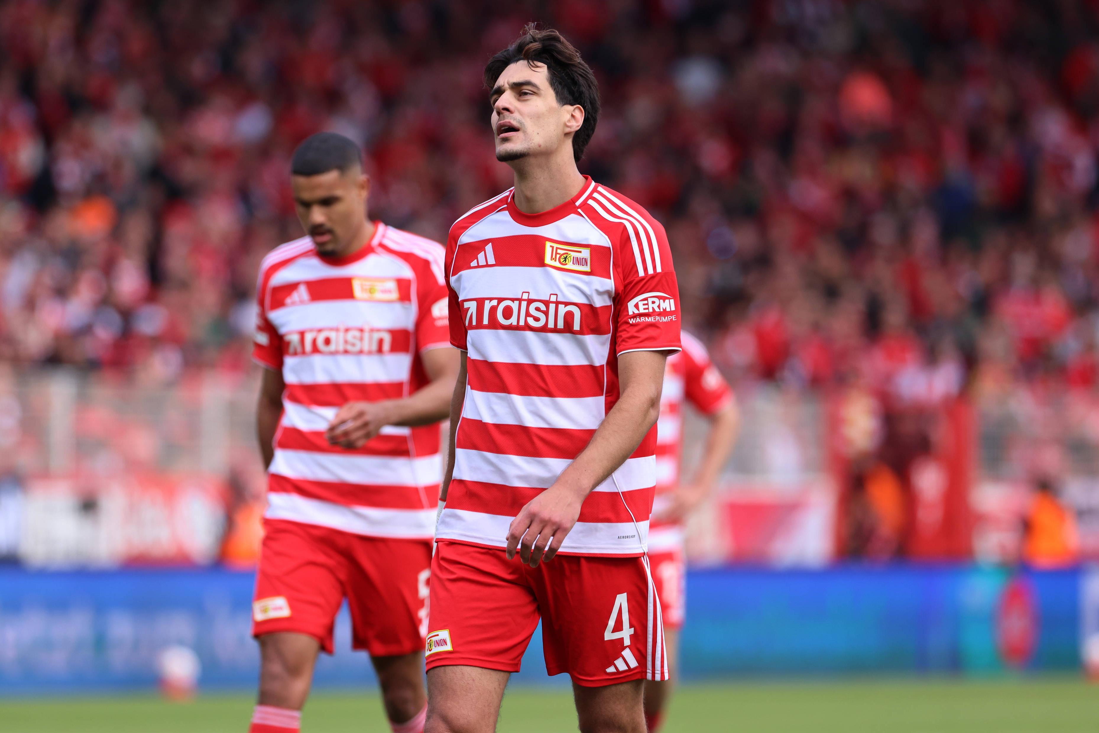 Diogo Leite a realizar o último jogo pelo Union Berlim