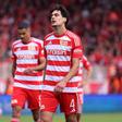 Diogo Leite a realizar o último jogo pelo Union Berlim