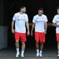 Pizzi com Ricardo e André Horta quando jogavam juntos no SC Braga - FOTO EDUARDO OLIVEIRA/ASF