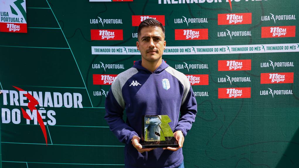 Ronald Molina venceu o prémio de melhor treinador da Liga 2 em abril - Foto: Liga Portugal