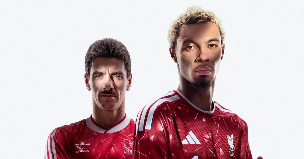 Liverpool vai ao passado para apresentar novo equipamento (fotos)
