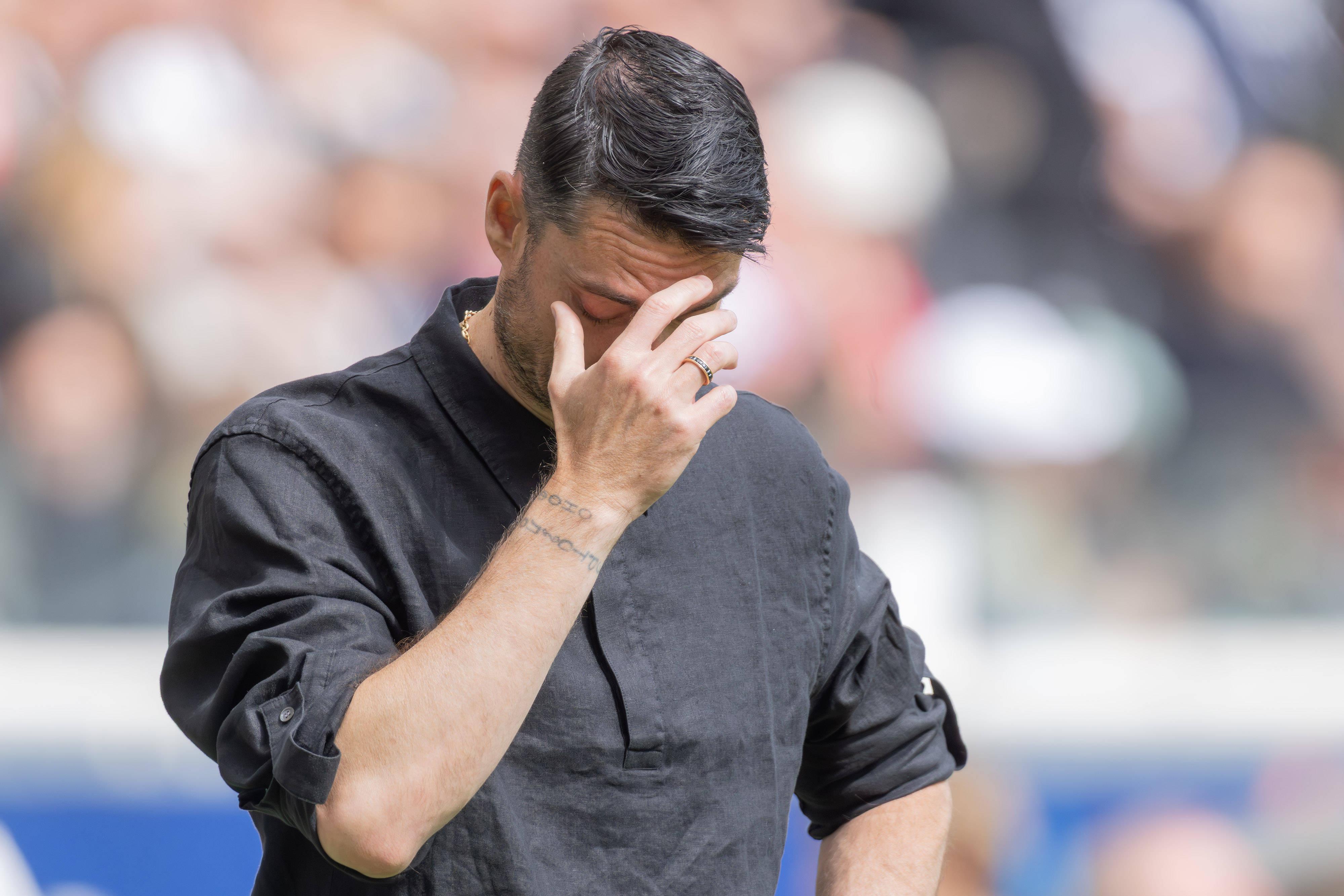 Albert Riera, ex-treinador espanhol do Eintracht Frankufrt