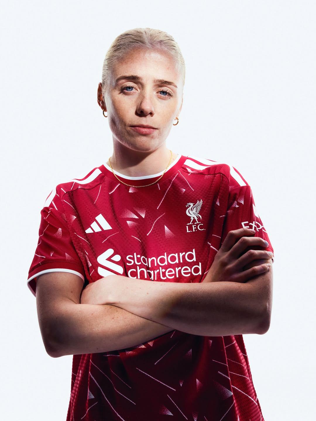 Nova camisola do Liverpool para 2026/27 - Mia Enderby