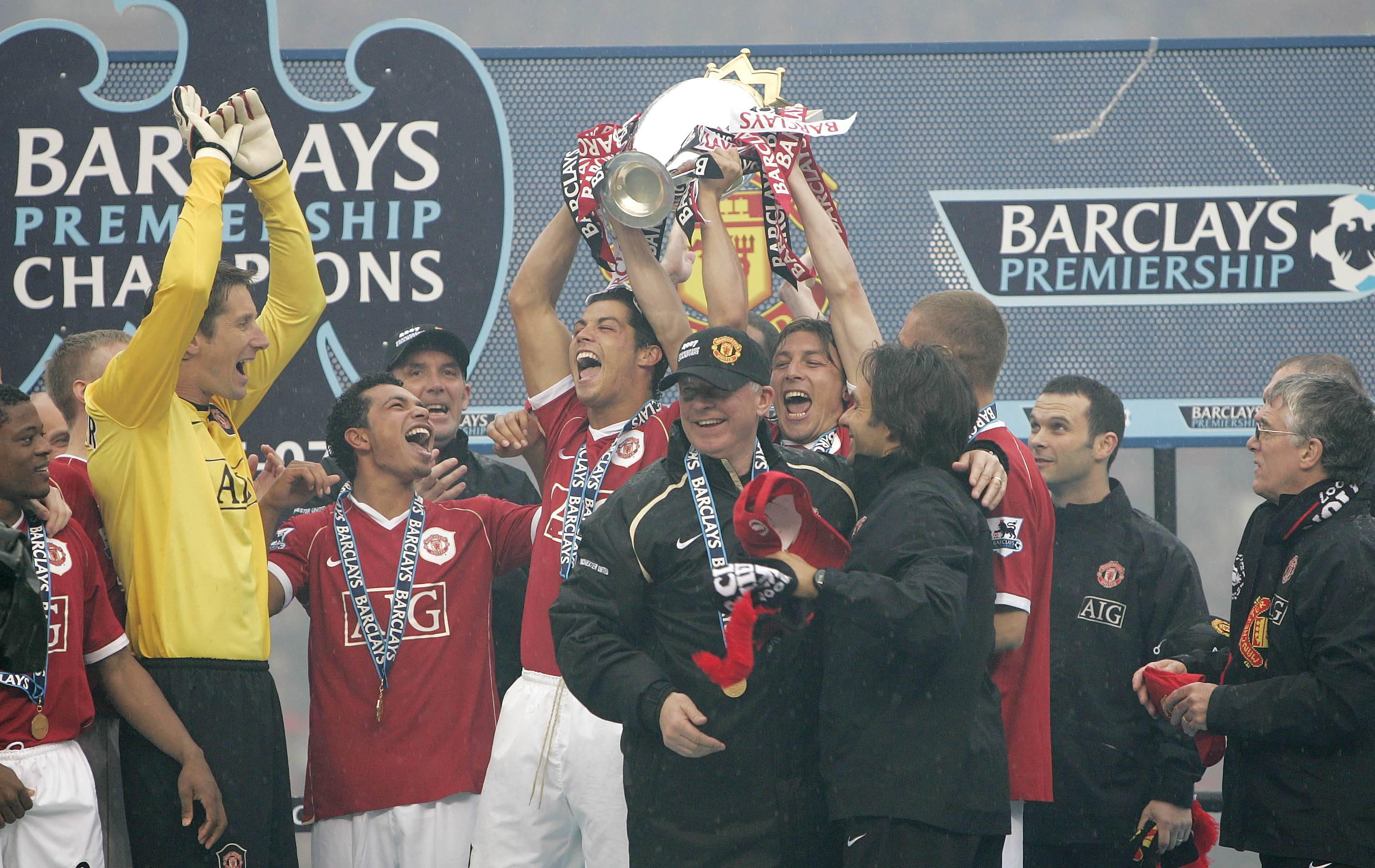 2006/07 - Manchester United, a primeira de três Premier Leagues consecutivas para Cristiano Ronaldo (foto: IMAGO)
