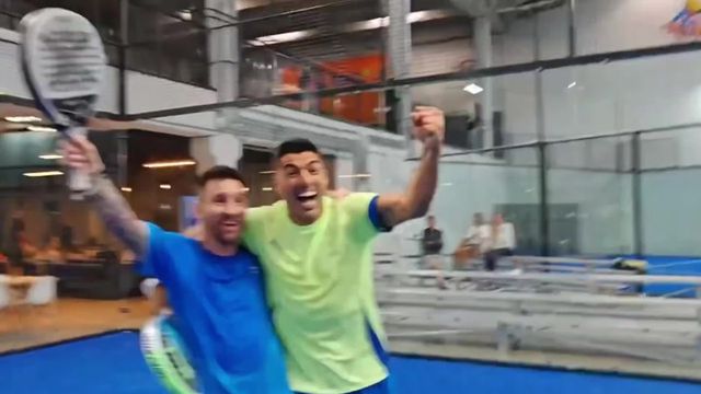 Messi e Suárez aventuram-se em novo desporto