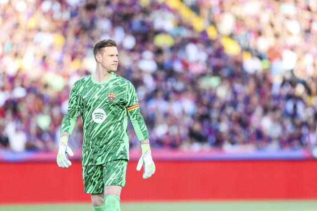 Ter Stegen esteve lesionado durante grande parte da temporada