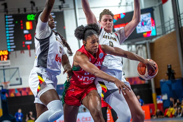 Márcia da Costa, jogadora da Seleção feminina de Portugal no Europeu de basquetebol