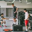 André Marques vive um sonho junto da elite bracarense e, neste caso, partilha o espaço com Fran Navarro (Foto: SC Braga)