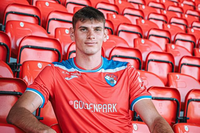 Diogo Costa destacou-se nos sub-23 do Gil Vicente e agora renovou contrato com os galos de Barcelos — Foto: Gil Vicente