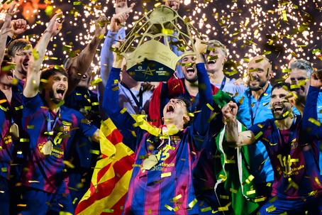 Barcelona fez a festa da Champions 2026 na cidade alemã de Colónia. IMAGO