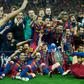 Barcelona de Pep Guardiola, Messi, Xavi, Iniesta ou Puyol a celebrarem a conquista da Liga dos Campeões com Pep Guardiola como treinador - FOTO:Imago