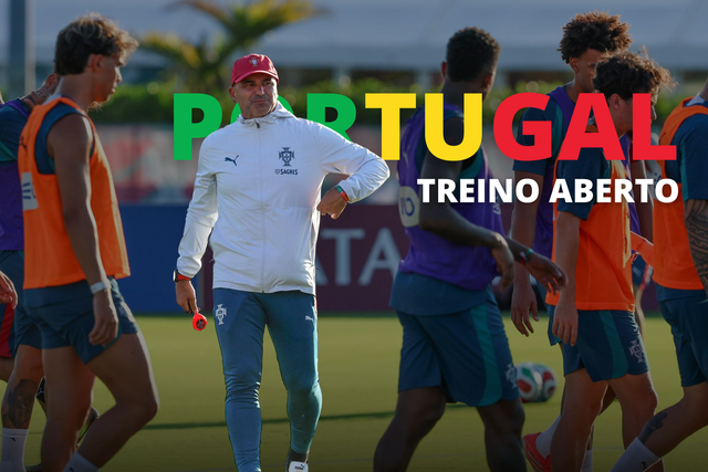 Siga em direto o treino da Seleção