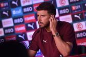 Rúben Dias em conferência de imprensa (MIGUEL NUNES)