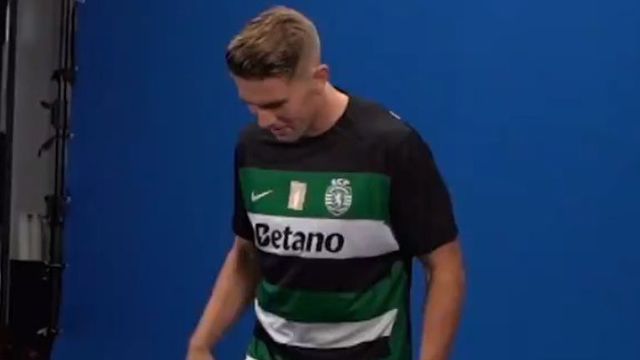 Os toques de Gyokeres no 'Making Off' do Sporting