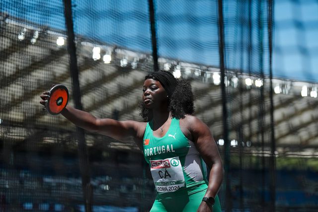 Liliana Cá venceu a prova de lançamento do disco na Maia. Foto FPA