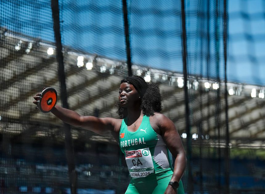 Liliana Cá venceu a prova de lançamento do disco na Maia. Foto FPA
