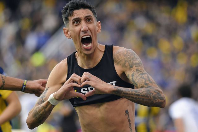 Di María em destaque num jogo histórico para o futebol argentino