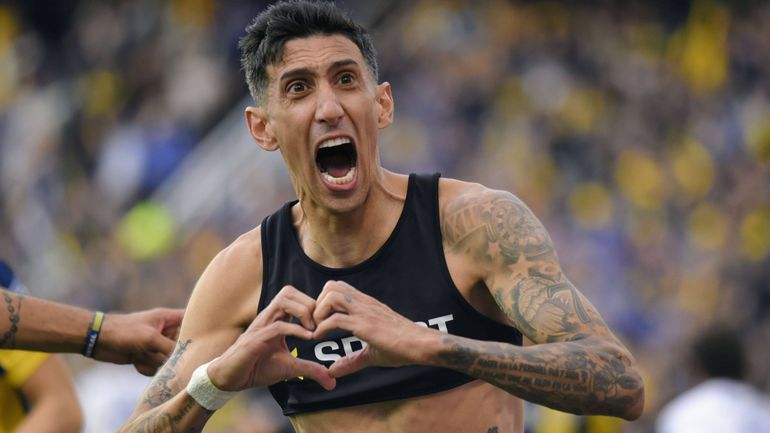 Di María em destaque num jogo histórico para o futebol argentino