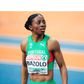 Lorène Bazolo quinta nos 100 m do Meeting de Madrid