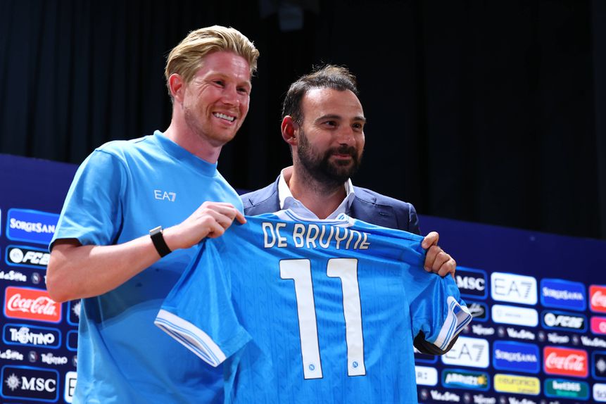 Kevin De Bruyne vai usar o número 11 no Nápoles