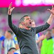 Sérgio Conceição no dia em que festejou um título do FC Porto com vitória na Luz sobre o Benfica