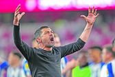Sérgio Conceição no dia em que festejou um título do FC Porto com vitória na Luz sobre o Benfica