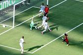Minuto 106: Ferran Torres aponta o golo com que a Espanha rouba o título mundial à Argentina (EPA/RONALD WITTEK)