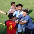 Lionel Scaloni tentou apaziguar os ânimos após um final de jogo 'quentinho' (IMAGO)