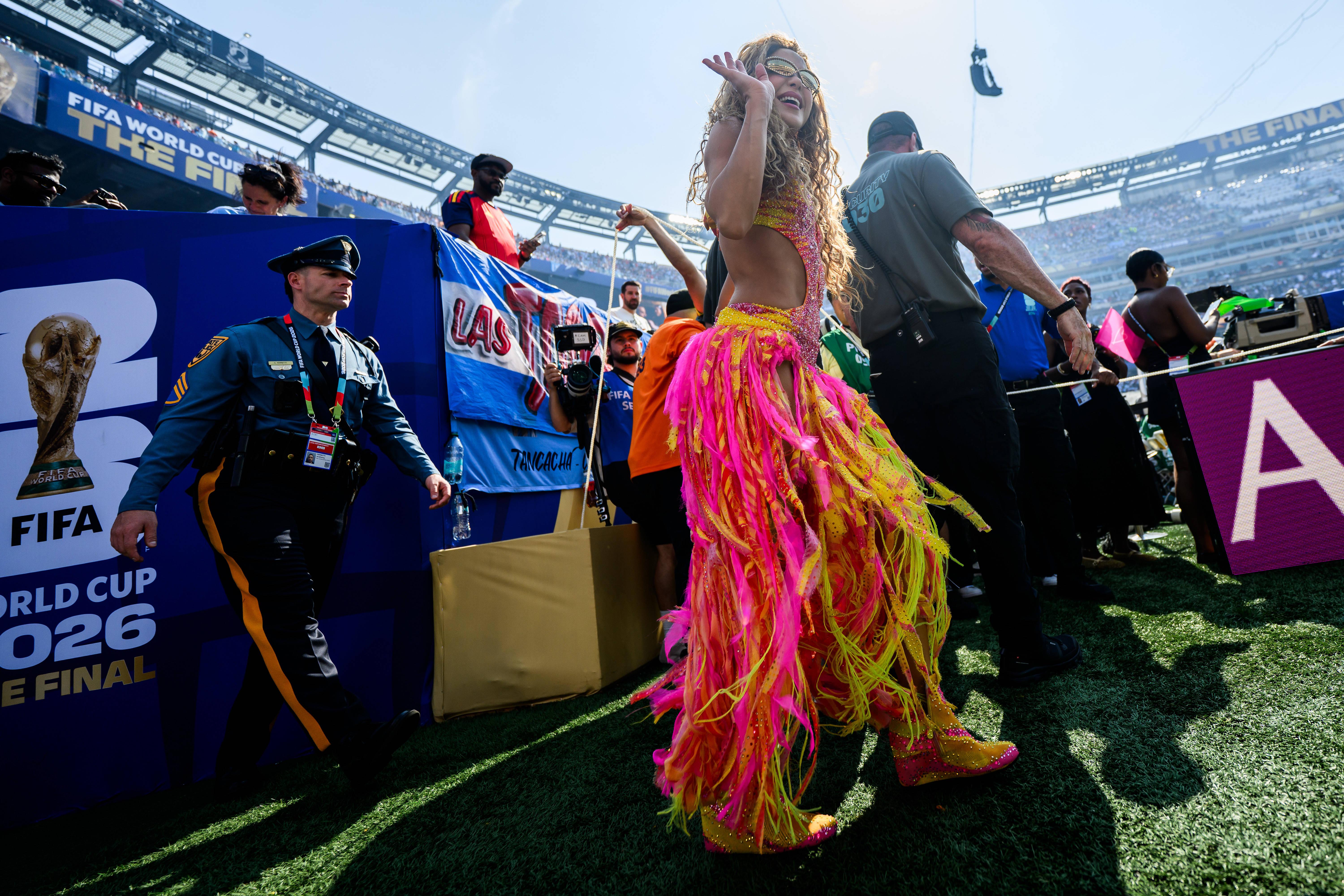 A entrada de Shakira - Foto: IMAGO