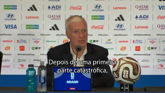 Deschamps assume: «Primeira parte catastrófica, depois foi o orgulho»