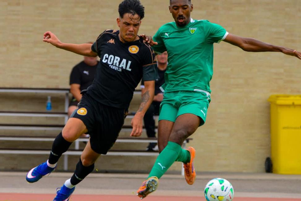 O Nacional empatou (1-1) com o Tondela em jogo de preparação. -Foto: NACIONAL