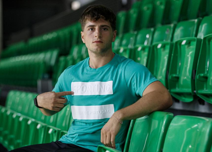 Nil Cervera é o mais recente reforço do Sporting. Foto: Sporting