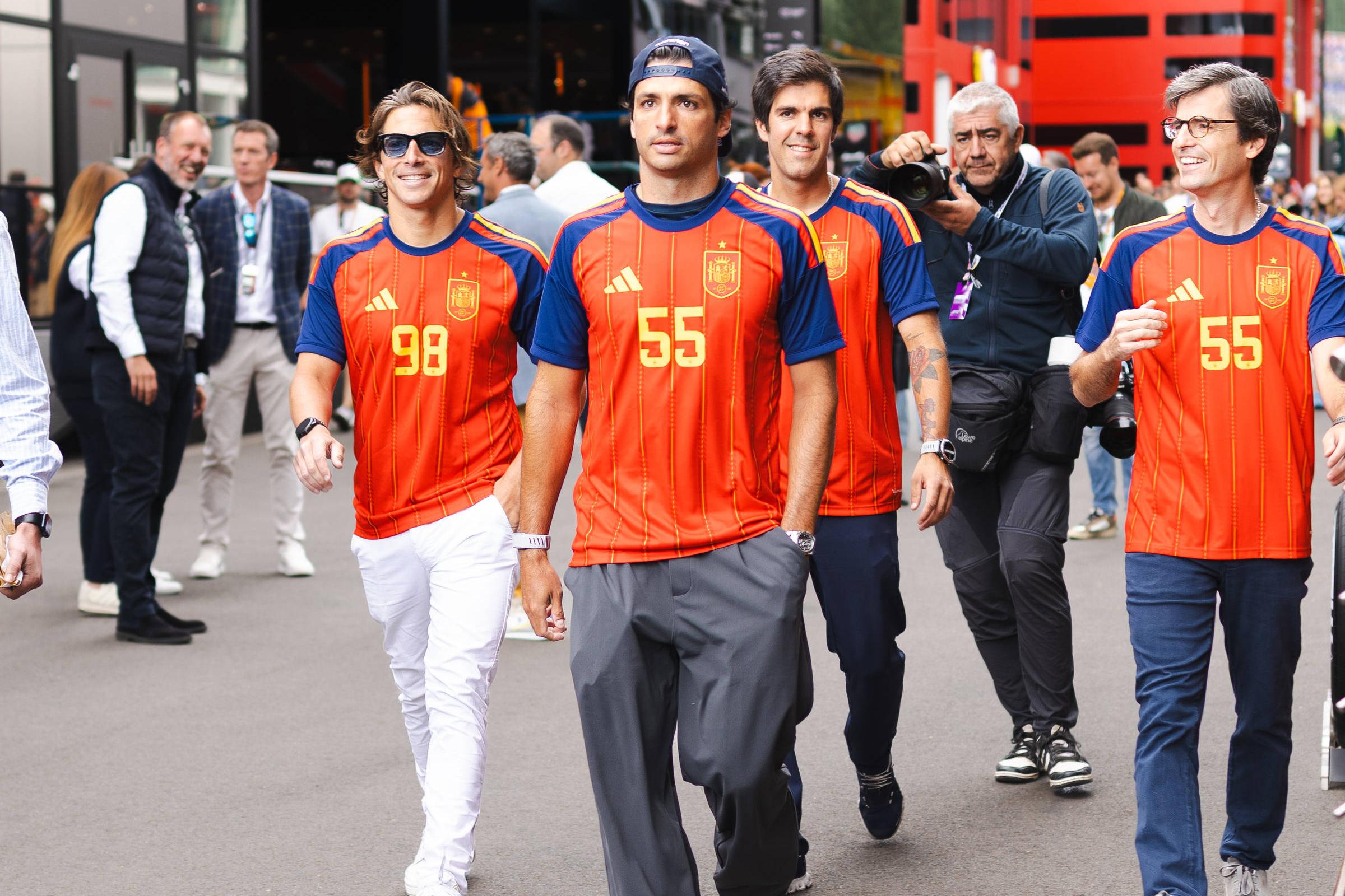 O piloto espanhol Carlos Sainz está na Bélgica mas com os olhos postos na final do Mundial. IMAGO