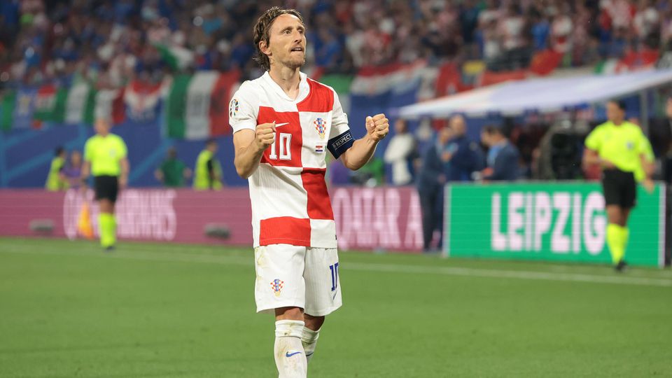 Modric nos convocados da Croácia para o jogo com Portugal