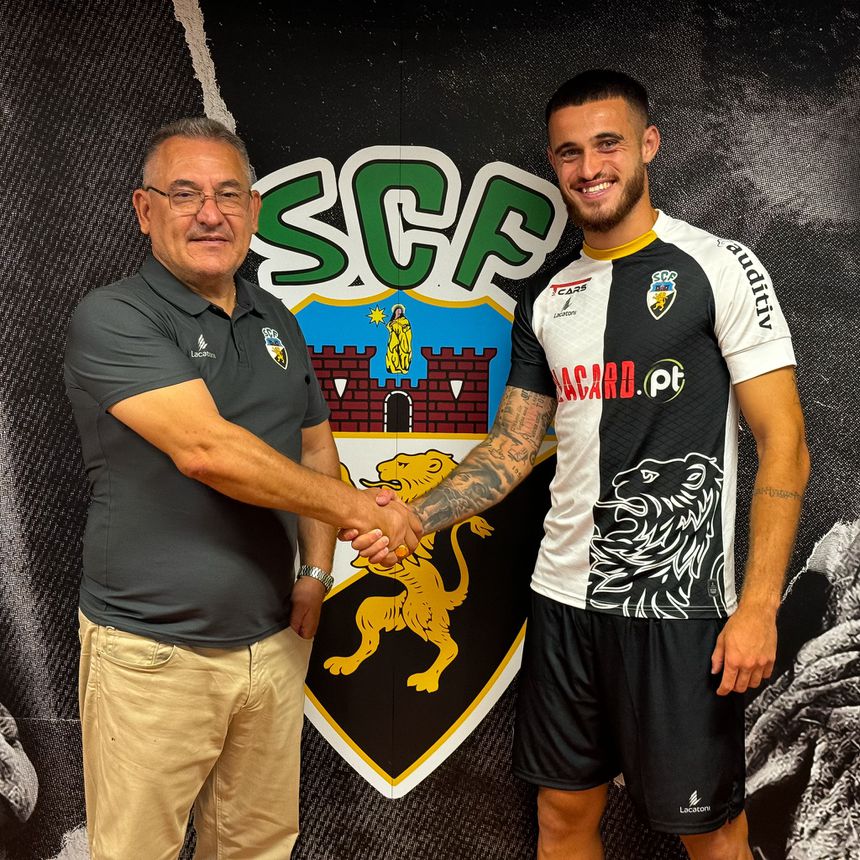 Miguel Menino foi contratado no início desta temporada Foto: SC Farense