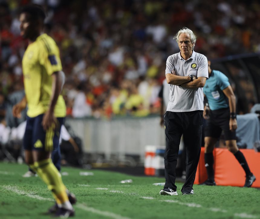 Jorge Jesus, treinador do Al Nassr. Foto Al Nassr/X